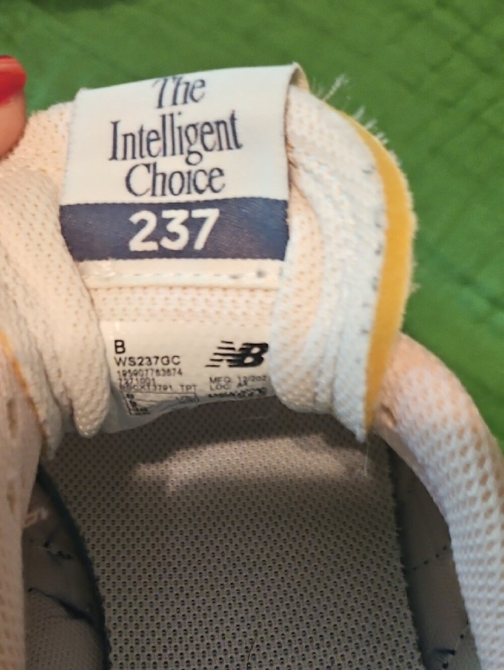 New Balance Pink and Navy Women's Sneakers - Picture 6 of 6